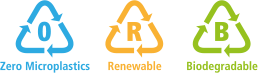 Zero Microplastics | Renewable | Biodegradable